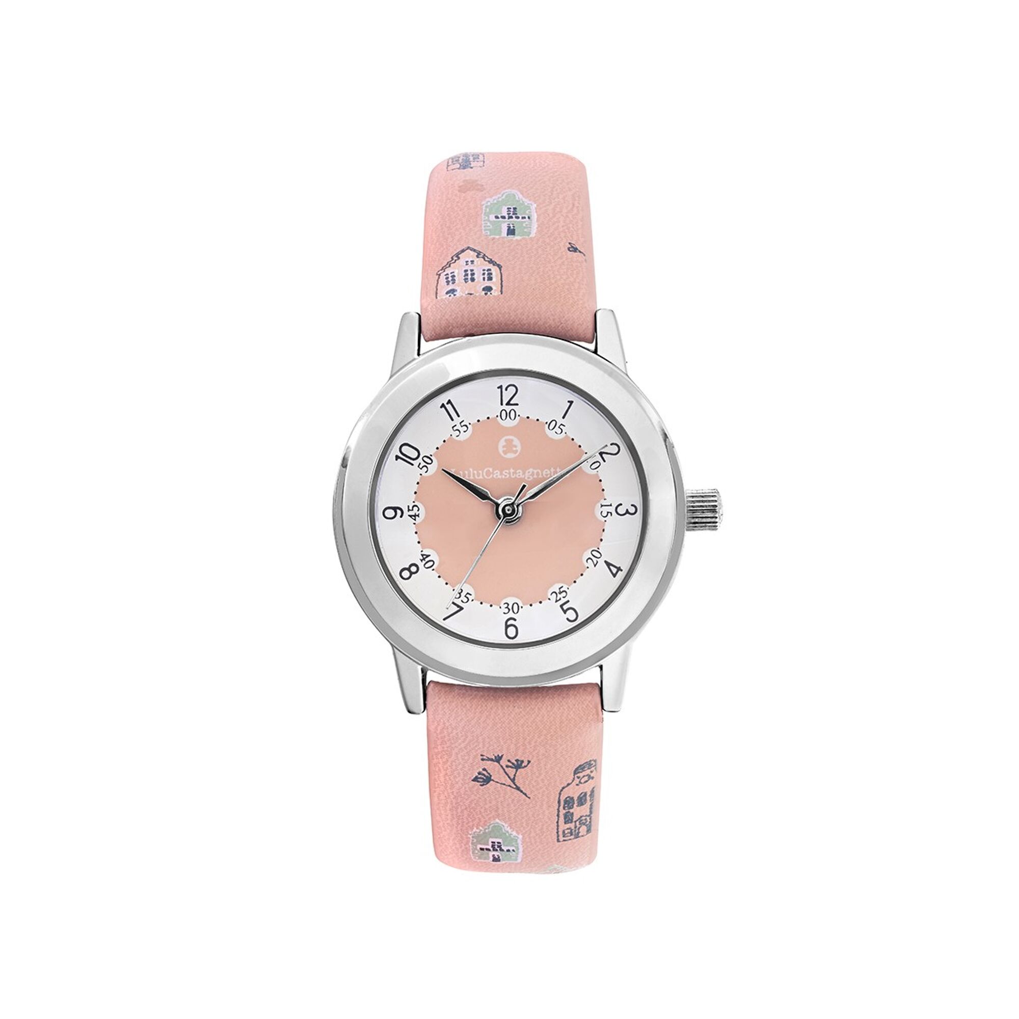 38955 - Montre fille analogique Lulu Castagnette - Bracelet cuir - Home Sweet Home